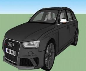 奧迪汽車的SU模型